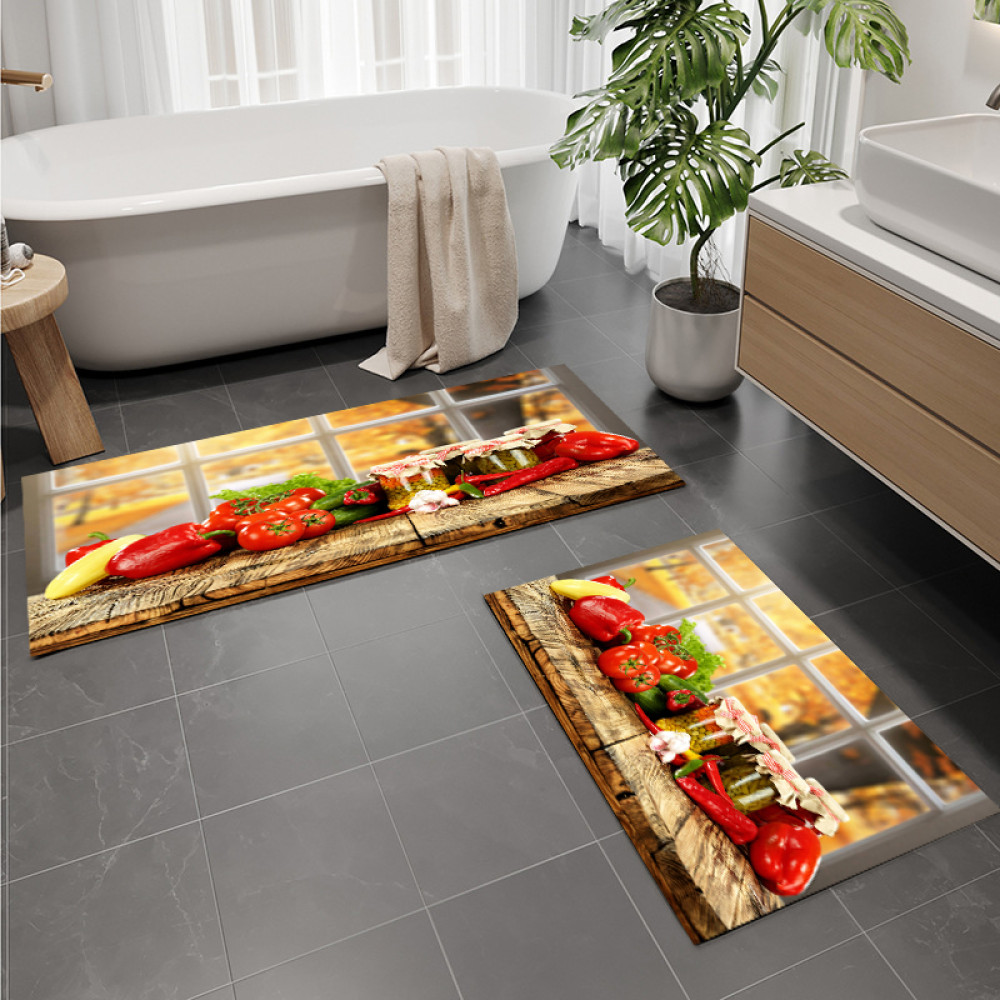 Σετ 2τμχ πατάκια αντιολισθητικά (160x50cm & 80x50cm) PAT-005