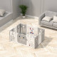 Πλαστικός Φράχτης Παιχνιδιού Owl Γκρι 143x106x63cm MTY03-GR