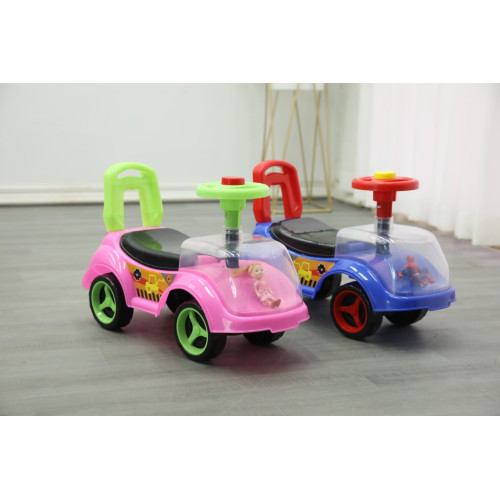 Αυτοκινητάκι Περπατούρα Car Doll με μουσική Ροζ 8200-P