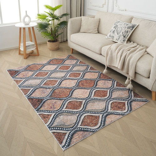 Χαλί London Soft Touch με Σχέδιο 120x170cm SF01-120 Χαλί London Soft Touch με Σχέδιο 120x170cm SF01-120
