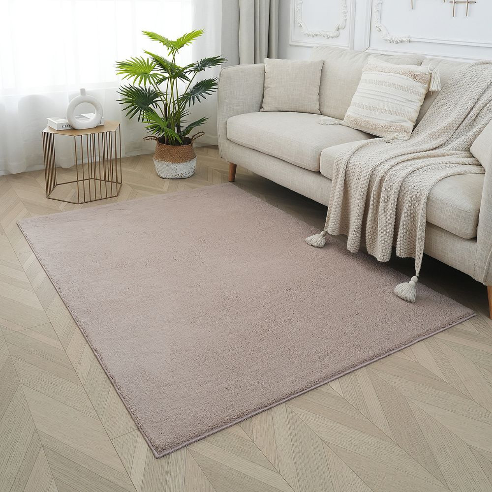 Χαλί Shaggy Soft Touch Μονόχρωμα Βιζον 120x170cm M5-BEIGE-120