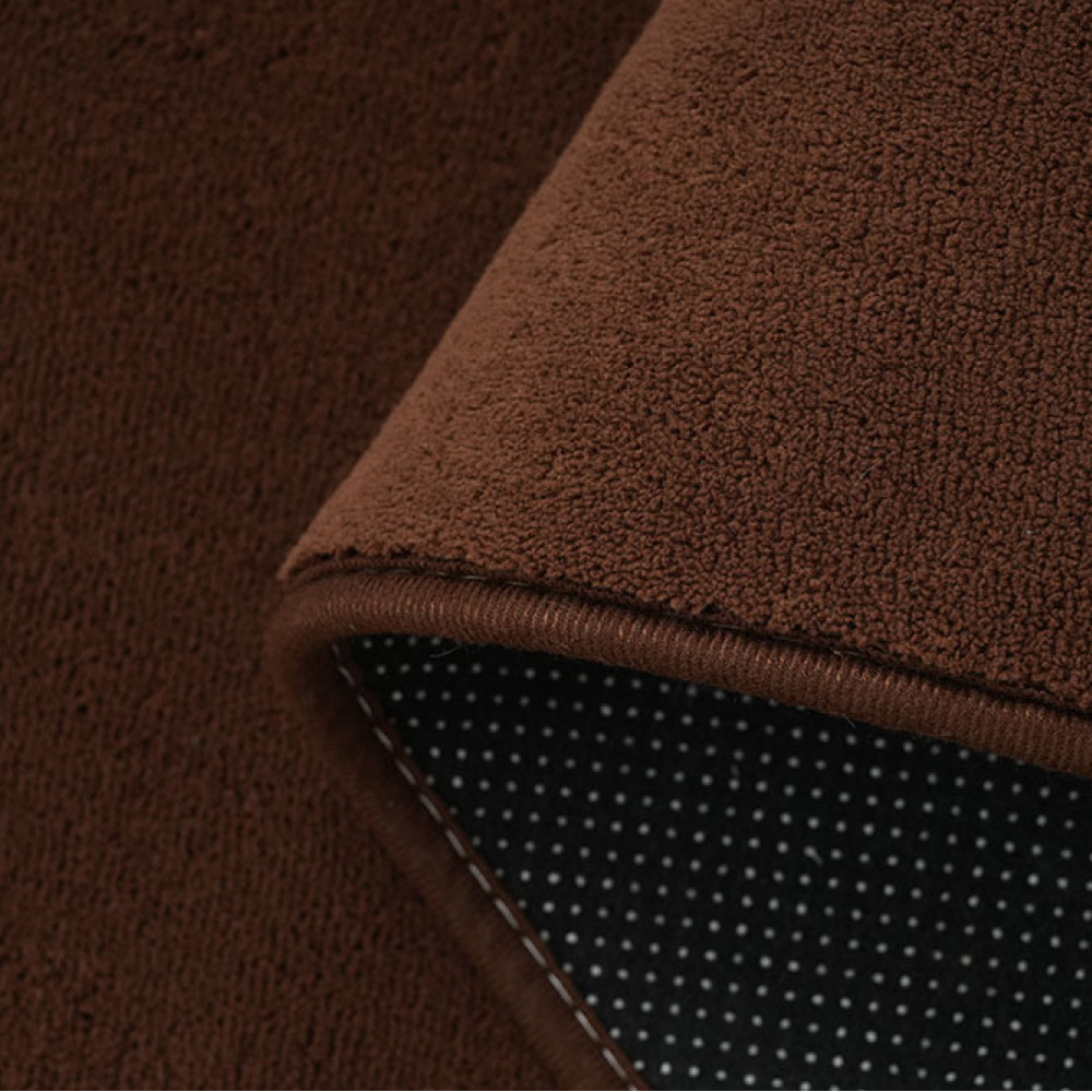 Διάδρομος Shaggy Soft Touch Μονόχρωμα Καφέ 80cm J03-COFFEE-diad