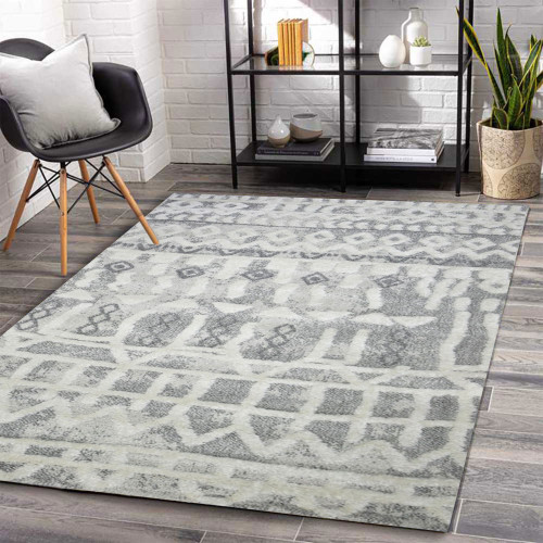 Χαλιά Ανάγλυφα Castello Κρεμ-Λευκό E2482-CW - 160x210cm