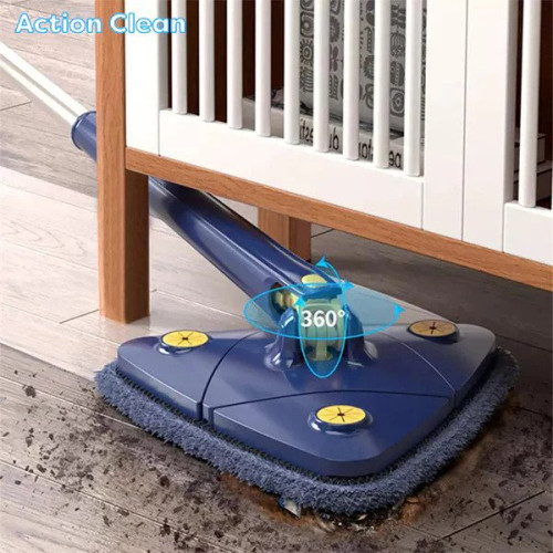 1+1 Τριγωνική Σφουγγαρίστρα ActionClean™ + ΔΩΡΟ 4 ΠΑΝΑΚΙΑ