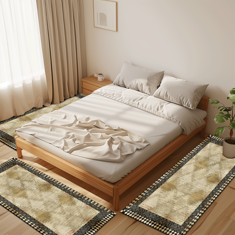 Σετ Κρεβατοκάμαρας 3τμχ (2*80x130 & 1* 80x200) 4 Εποχών με σχέδιο Αντιολισθητικό M597-SET