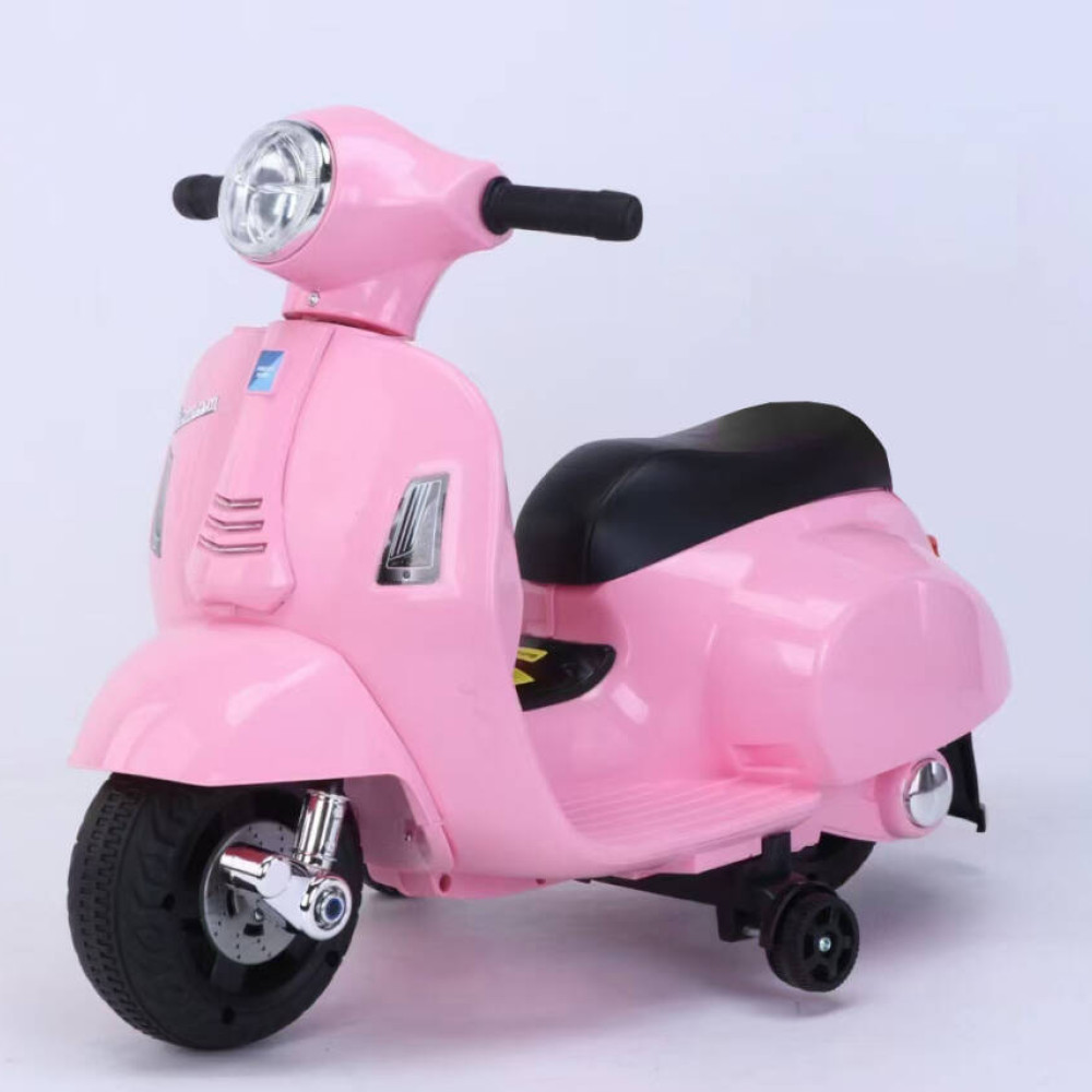 Ηλεκτροκίνητη Μηχανή Vespa με , Φώτα LED και μουσική Licensed original 6V Ρόζ Q518 PINK Ηλεκτροκίνητη Μηχανή Vespa με , Φώτα LED και μουσική Licensed original 6V Ρόζ Q518 PINK