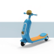 Παιδικό Πατίνι τύπου Vespa με Μουσική, Φώτα & LED Τροχούς – Ρυθμιζόμενο Τιμόνι για Παιδιά 2+ Μπλε 6611-BLUE