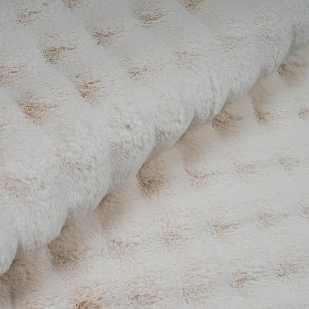 Γούνινο Χαλί Rabbit Bubble Μονόχρωμο Κρεμ RBTBU-CR - 160X210CM