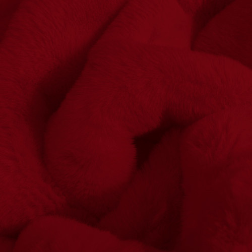 Γούνινο Χαλί Rabbit Μονόχρωμο Κόκκινο RBTRED - 160X210CM