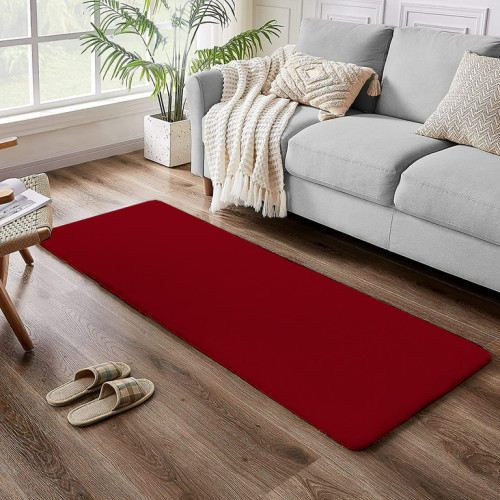 Διάδρομος Γούνινος Rabbit Κόκκινο 80cm (πλάτος)  RBTRED