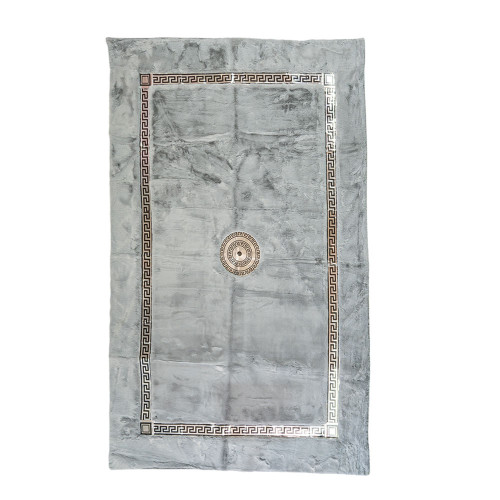 Γούνινο Χαλί Solid Μονόχρωμο τύπου VERSACE ΓΚΡΙ VRC-GREY 180X280CM