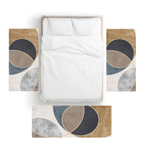 Σετ Κρεβατοκάμαρας 3τμχ Flat Velvet με Σχέδιο (2×70×130 + 1×70×200cm) JYJH603-SET