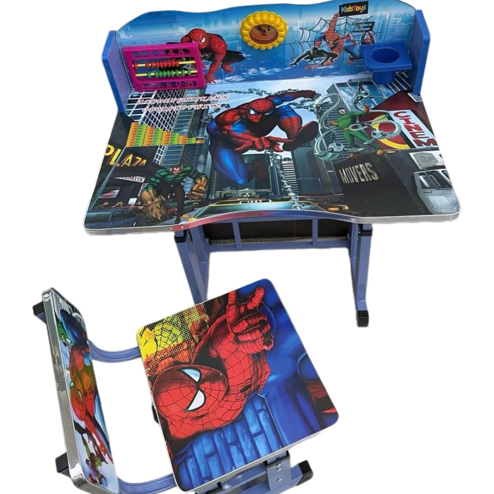 Παιδικό Γραφείο Ρυθμιζόμενο  "SPIDERMAN"  με αποθηκευτικό χώρο για Ηλικίες 3-12 ΕΤΩΝ 69Χ45Χ90 D6