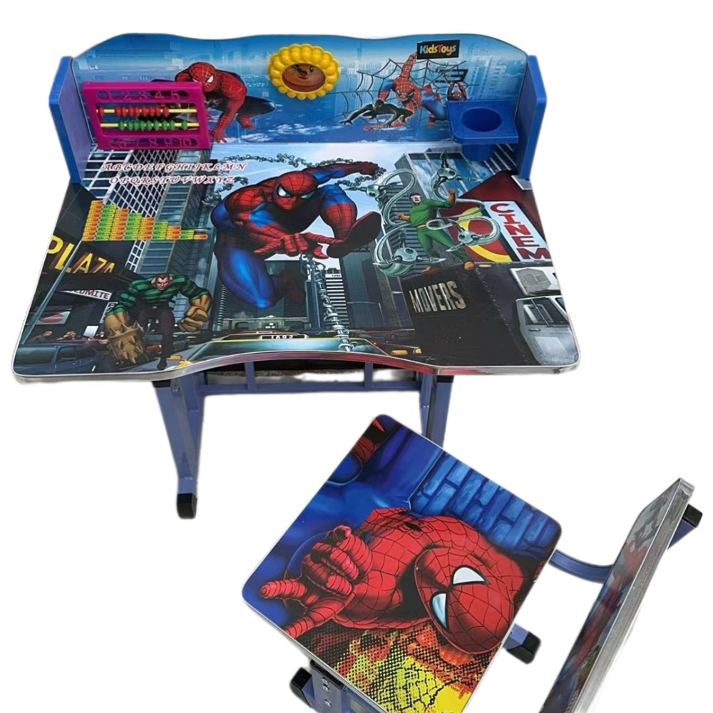 Παιδικό Γραφείο Ρυθμιζόμενο  "SPIDERMAN"  με αποθηκευτικό χώρο για Ηλικίες 3-12 ΕΤΩΝ 69Χ45Χ90 D6