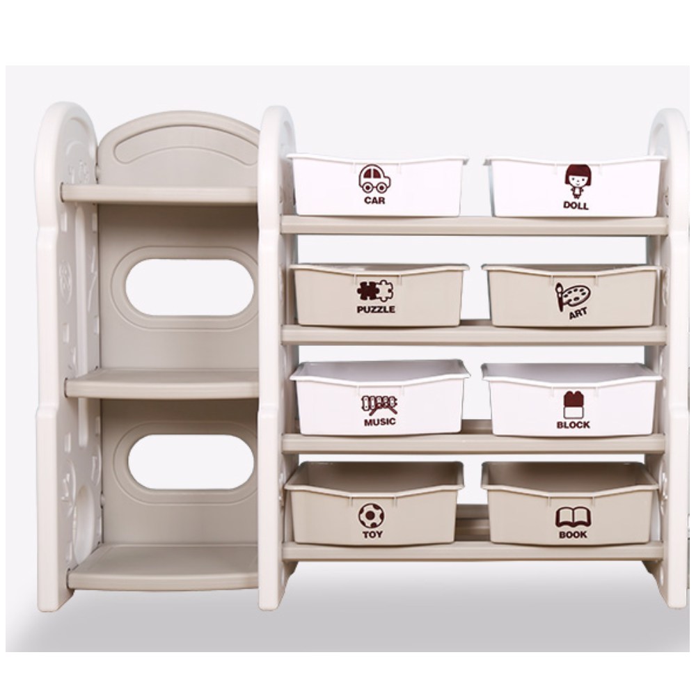 Πλαστική Βιβλιοθήκη για βιβλία και Παιχνίδια Μπλε QD039-BL