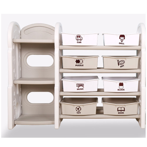 Πλαστική Βιβλιοθήκη για βιβλία και Παιχνίδια Μπλε QD039-BL